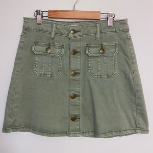 Altar’d State Olive Green Skirt